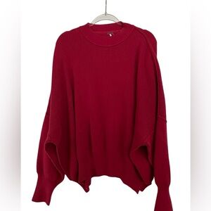 FREE PEOPLE Easy Street Tunic Sweater
In Strawberry Size M MSRP $128 Like New